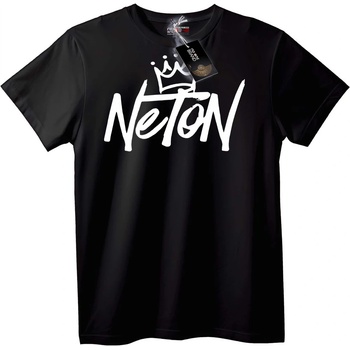 NOONEBRAND Тениска Neton корона - S, Black
