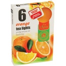 Admit Tea Lights Orange 6 ks