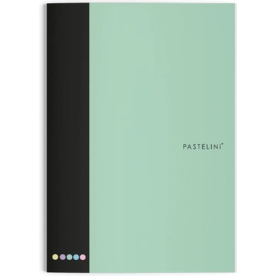 Oxybag PASTELINi sešit 444 A4 linkovaný zelený