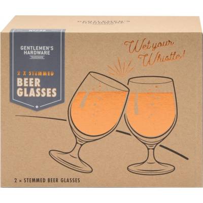 GENTLEMEN'S HARDWARE Dárková sada sklenic na pivo Stemmed Tulip 2 × 500 ml