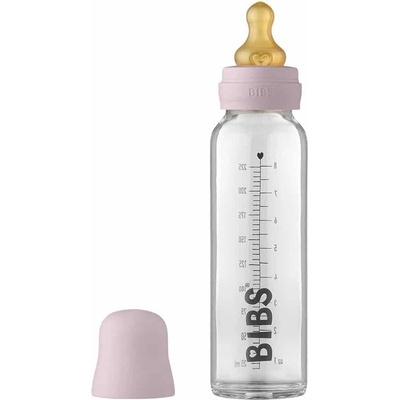 Bibs Baby Bottle skleněná láhev Dusky Lilac 225 ml