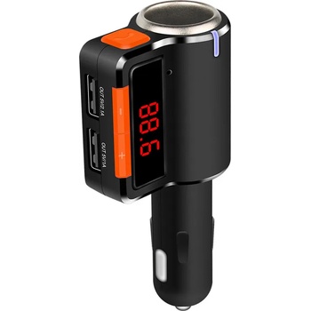 Image 1 of Компактен FM Bluetooth трансмитер с зарядно за кола, MP3 плеър - BC09