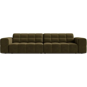 Cosmopolitan Design Кадифен диван в цвят каки 252 cm Chicago - Cosmopolitan Design (COS_4S_51_F1_CHICAGO2)