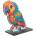 Craft Buddy Комплект за диамантена бродерия Craft Buddy - Crystal Art Buddies, Папагал (CBCAFGR-31GEN043)