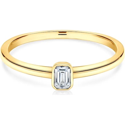 SAVICKI Годежен пръстен Pure: злато, диамант с шлифовка