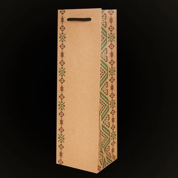 Image 1 of Чанта за вино " Шевица, зелена"