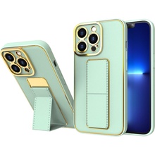 Hurtel Nové pouzdro s stojánkem pro iPhone 13 Pro Max zelené barvy