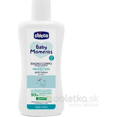 Chicco detský šampón na telo Baby Moments 200 ml