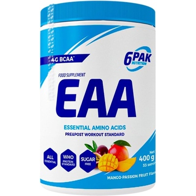 6PAK Nutrition EAA Powder [400 грама] Манго и маракуя
