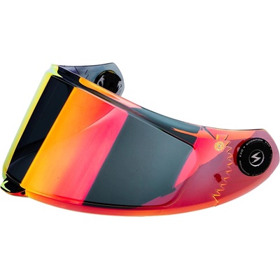 Plexi SCORPION EXO-RACE AIR zrcadlové červené KDS-F-04