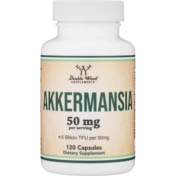 Double Wood Supplements Akkermansia | Probiotic with 5 Billion Active Cells [120 капсули]