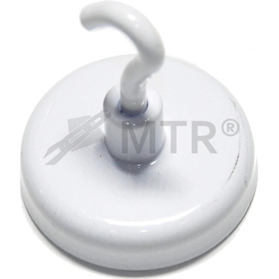 MTR Háček magnetický feritový Varianta: Háček magnetický feritový tah 60N, M5x32mm bílý lak