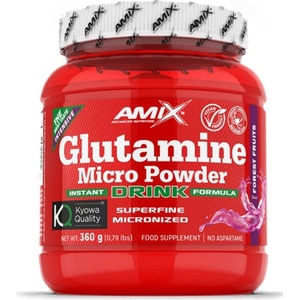 Amix Nutrition Glutamine Micro Powder Drink | Instant Formula [360 грама] Горски плодове