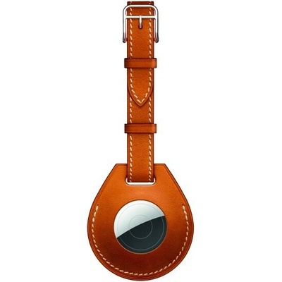 OEM Kožené puzdro pre AirTag oranžové 86006-OR