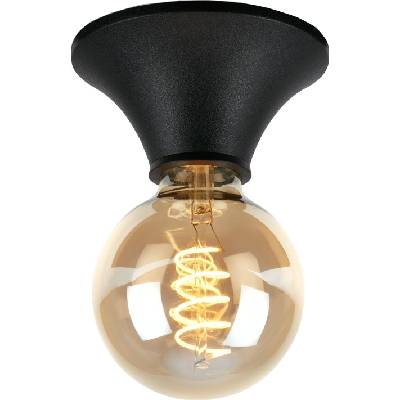 Briloner - Таванно осветително тяло за баня 1xE27/10W/230V IP44 черно (BL2343)