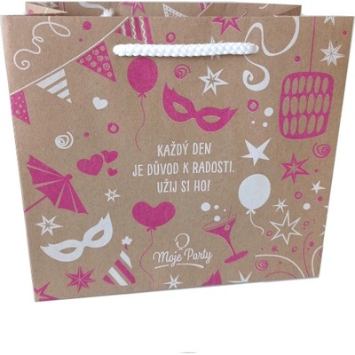 Goldpress Taška dárková party motiv 22 x 11 x 20 cm