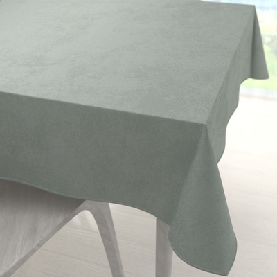 Biante Sametový čtvercový ubrus Velvet Premium SVP-046 Světle šedý 120x120 cm