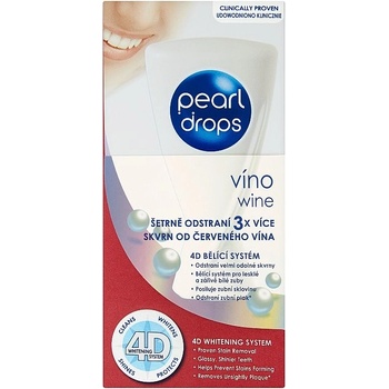 Pearl Drops Wine bělicí zubní pasta proti tmavým skvrnám 50 ml
