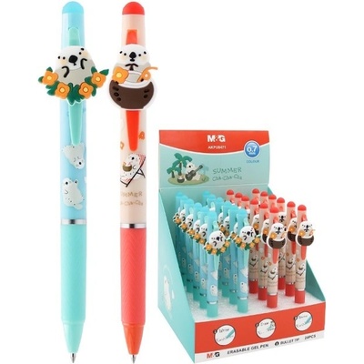 M&G Химикалка с гума M&G Otter 0.5 mm Син (1601454-06-010602-AKPU8471)