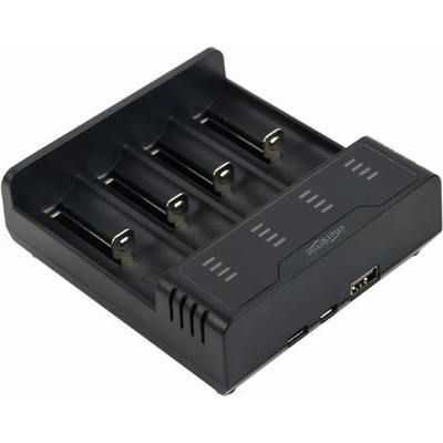 Gembird BC-USB-02 Бързо зарядно устройство за Ni-MH + Li-ion батерии, черно (BC-USB-02)