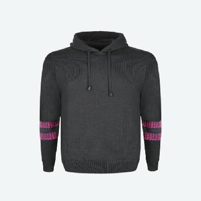 Kama 1015 dětský Merino svetr černorůžový