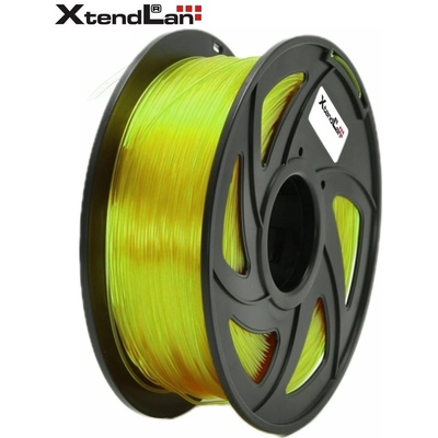 XtendLAN PETG 1,75mm průhledný 1kg žlutý