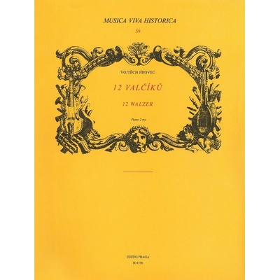 Bärenreiter 12 valčíků pro klavír