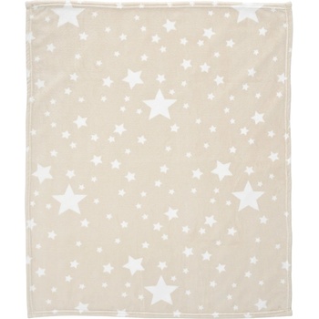Lorelli Детско одеяло Lorelli - Корал, 85 x 100 cm, Бежово със звезди (10340032401)