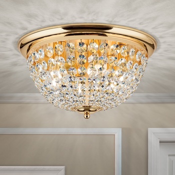 Orion DLU 1840/47-Кристален плафон PLAFOND 6xE27/40W/230V Ø 47 см златист (OR0075)