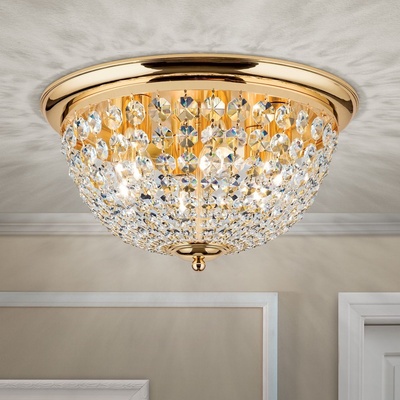 Orion DLU 1840/47-Кристален плафон PLAFOND 6xE27/40W/230V Ø 47 см златист (OR0075)