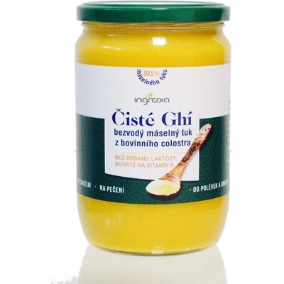 Ingredia Čisté Ghí přepuštěné Máslo z colostra 595 g