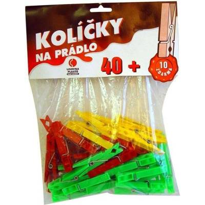 Injeton Plast kolíčky na prádlo bílá 50 ks