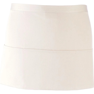Premier Zástěra Colours PR 155 do pasu s kapsou krátká COT-39015500199 Bílá