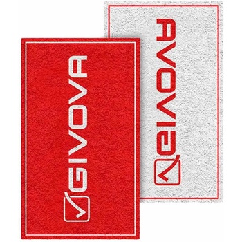 GIVOVA Хавлиена кърпа Givova Double Face 80x165 cm towel - Red / White (Red / White)