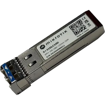 MikroTik Оптичен модул MikroTik S+31DLC10D, SFP/SFP+, 1/10, SM, 10km (S+31DLC10D)