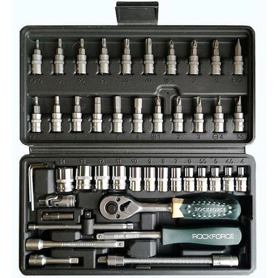 Rockforce Гедоре 46 части 1/4", 4-14 мм, rockforce 2462-5 (uni-07029)