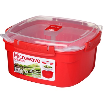Sistema MICROWAVE Naparovacia dóza 2,4 l červená