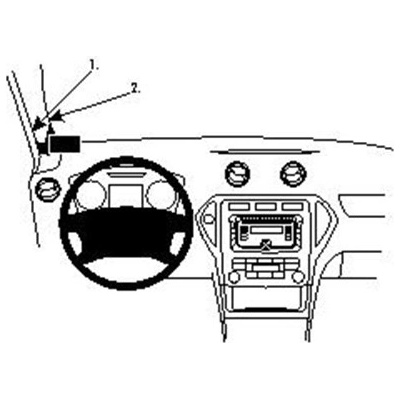 Brodit ProClip montážní konzole pro Ford Mondeo 08-14, vlevo na sloupek 804131