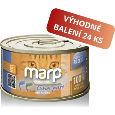Marp Holistic Plus Tuniakové päté so sardinkami 24 x 70 g