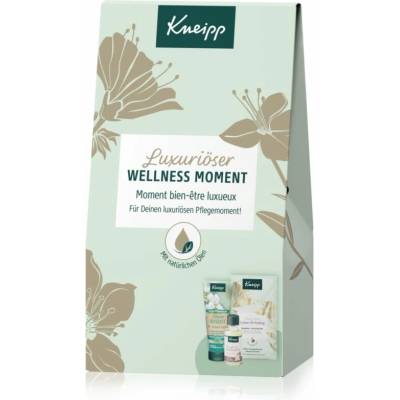 Kneipp Luxurious Wellness Moment Kneipp Kleine Auszeit sprchový gél 75 ml + Luxurious Sheabutter telový peeling 40 ml + Kneipp Du + Ich Massageöl 20 ml