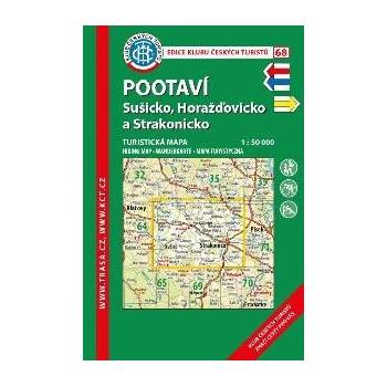 KČT 68 Pootaví, Sušicko, Horažďovicko a Strakonicko 1:50 000 turistická mapa