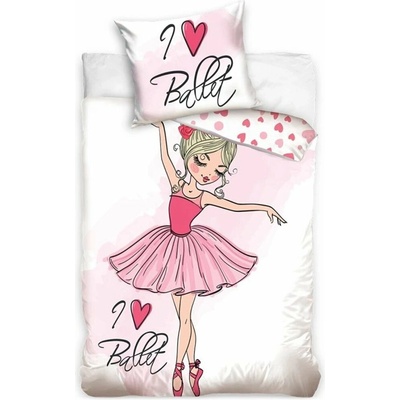 BedTex bavlna obliečky Sladké sny malej tanečnice 100% bavlna Renforcé 70x90 140x200