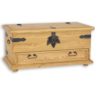 Drewmax KS701 dřevěná 100 x 48 x 50 cm Borovice – Zboží Mobilmania