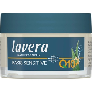 Lavera Basis Sensitive Нощен крем за лице Q10, 50 ml