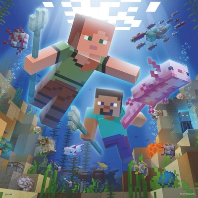 RAVENSBURGER Minecraft Biomes 3x49 dielov