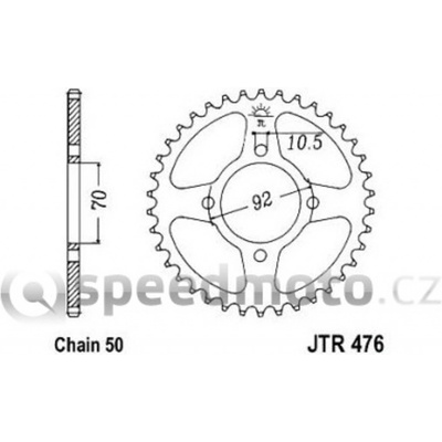JT Sprockets JTR 476-33 – Hledejceny.cz
