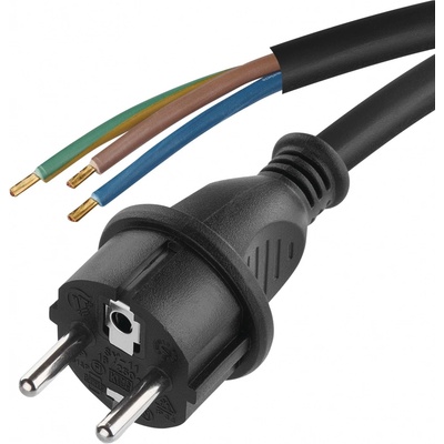 Emos Flexo šňůra gumová 3x 1,5mm2 5m černá S03250