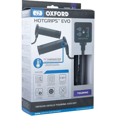 OXFORD Vyhřívané rukojeti na motorku Hotgrips Evo Touring černé