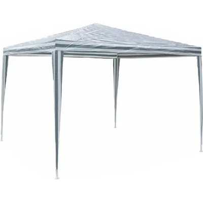 Градинска шатра 3х3 метра, бяло и зелено (uni-03084)