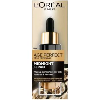 L'Oréal Age Perfect Cell Renew Midnight Serum - Подмладяващ нощен серум за лице, 30мл